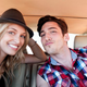 The fun-loving duo in the midst of another one of their crazy escapades.